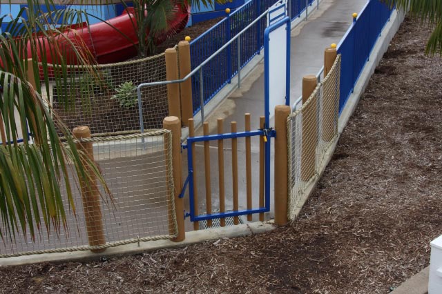 Legoland Water Park Gate and Wrought Iron Fence